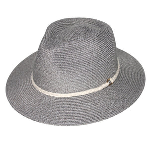 Keely Fedora - Mixed Grey