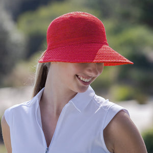 Annika Wash & Wear Cap - Red