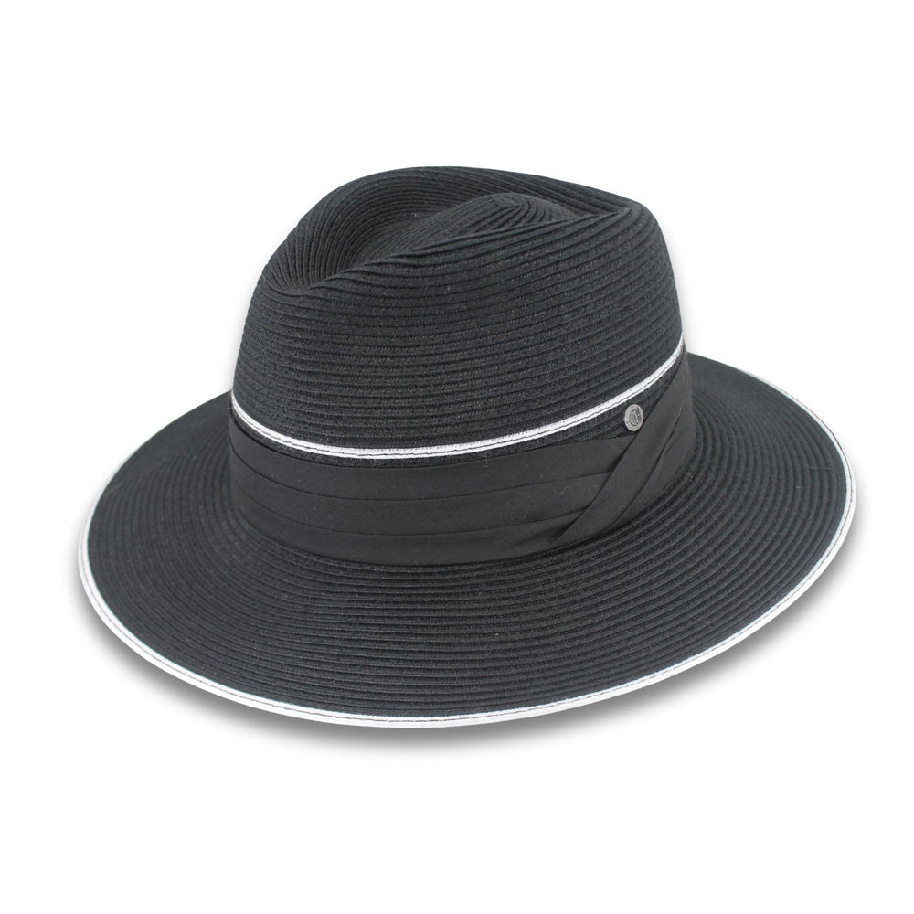 Karrie Flexibraid® Fedora - Black
