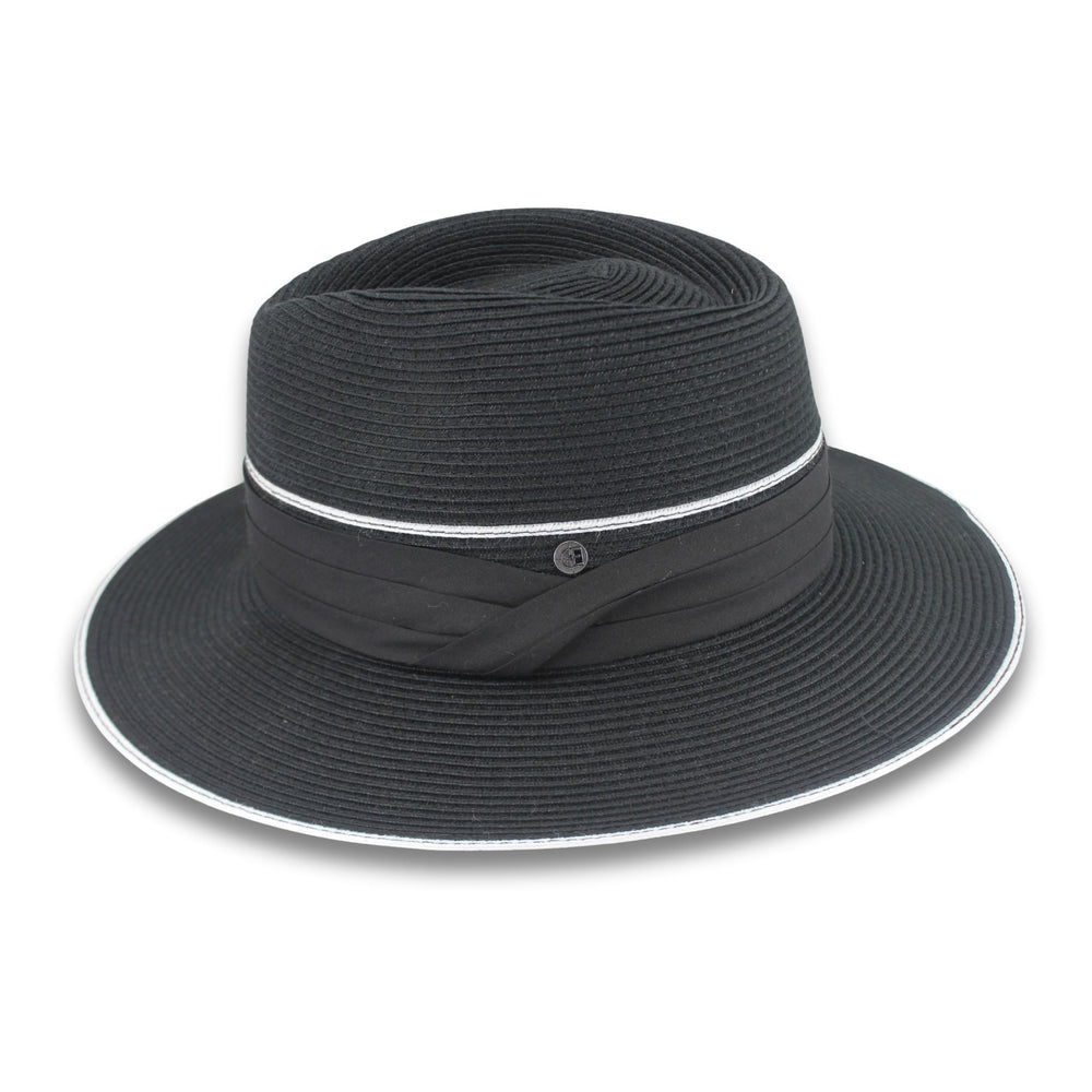Karrie Flexibraid® Fedora - Black