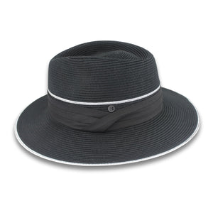Karrie Flexibraid® Fedora - Black