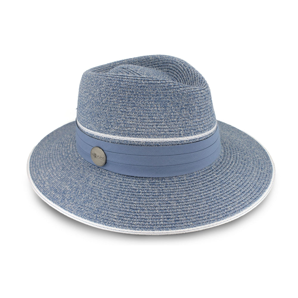 Karrie Flexibraid® Fedora - Mixed Blue