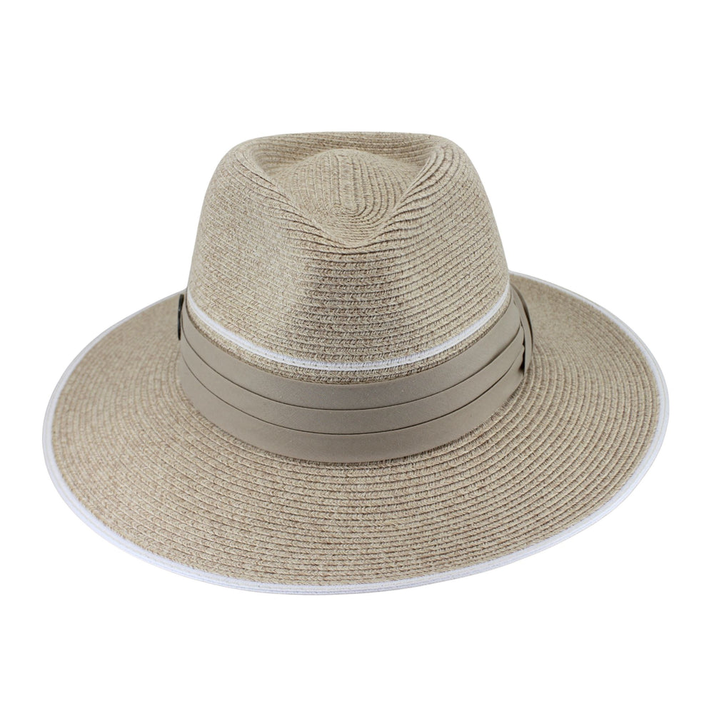 Karrie Flexibraid® Fedora - Mixed Camel