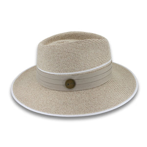 Karrie Flexibraid® Fedora - Mixed Camel