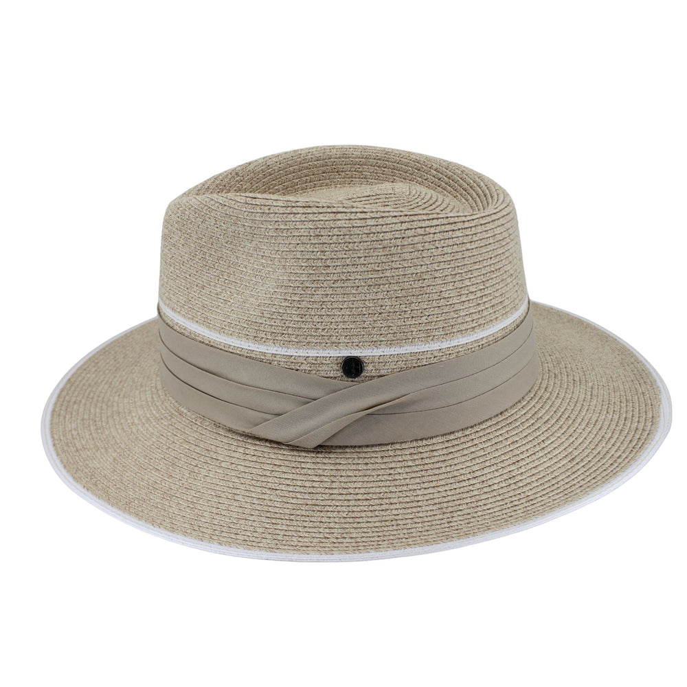 Karrie Flexibraid® Fedora - Mixed Camel