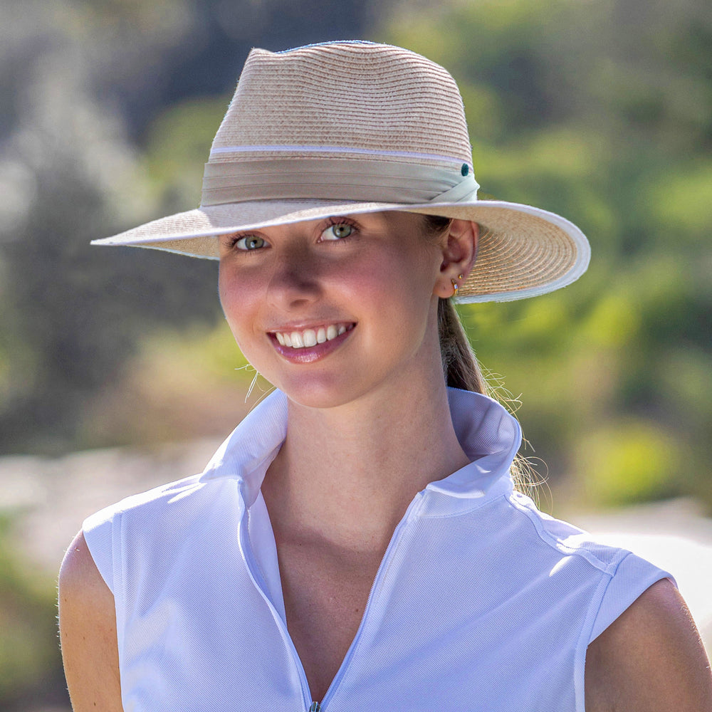Karrie Flexibraid® Fedora - Mixed Camel
