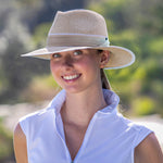 Karrie Flexibraid® Fedora - Mixed Camel