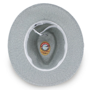 Keely Flexibraid® Fedora - Seafoam/White