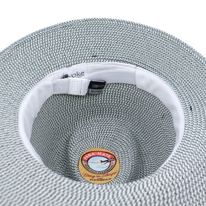 Keely Flexibraid® Fedora - Seafoam/White