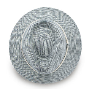 Keely Flexibraid® Fedora - Seafoam/White