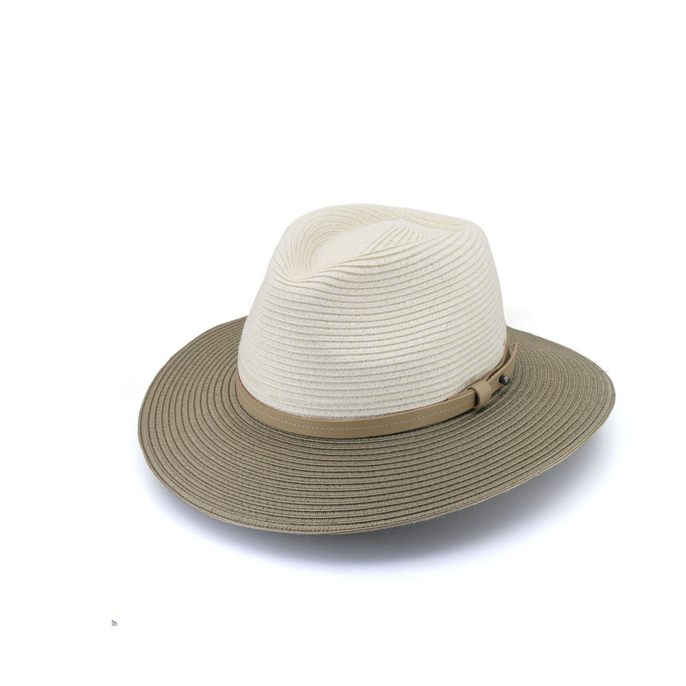 Lexi Flexibraid® Fedora - Ivory/Khaki