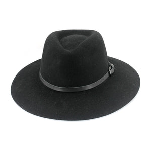 Hudson Felt Fedora - Black