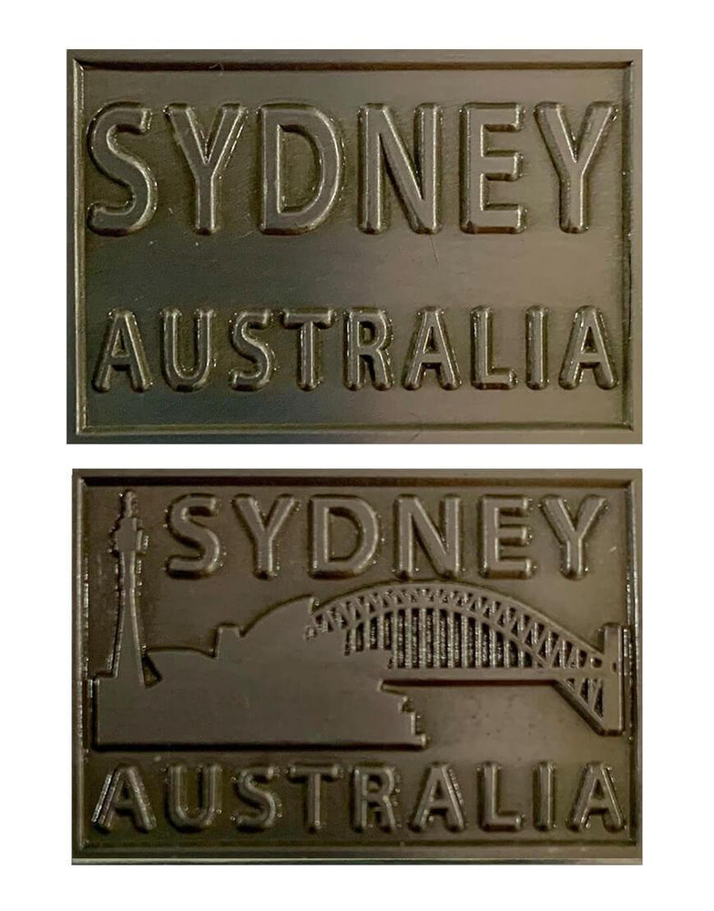 Sydney & Australia Rectangular Badge