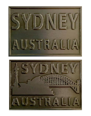 Sydney & Australia Rectangular Badge